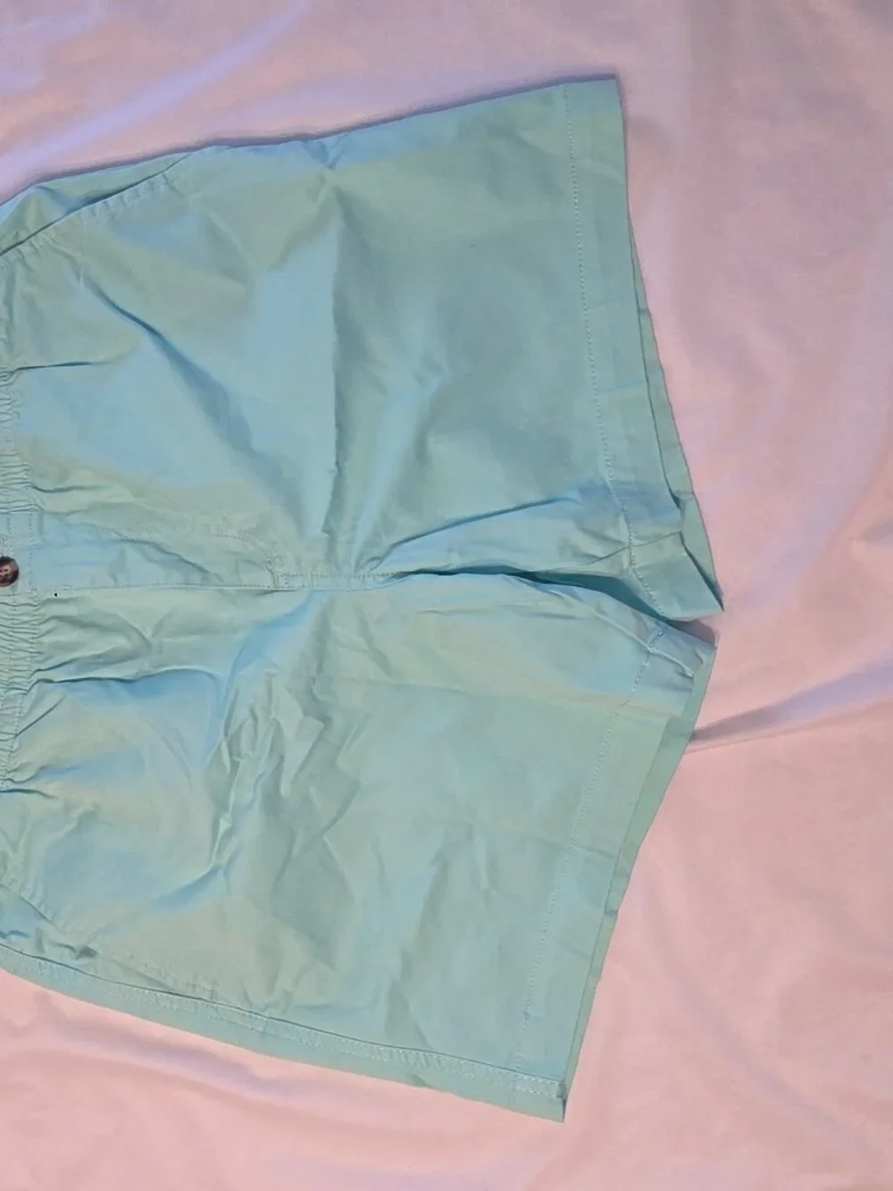 Crown and Ivy Shorts Mens Cotton Blend Preppy Tailored Breezy Casual Natural
